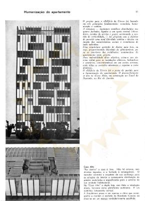 Esquema de fachada modular [Título atribuído]. Fonte: Acrópole, São Paulo, ano 26, n. 301, p. 11–13, dez. 1963.